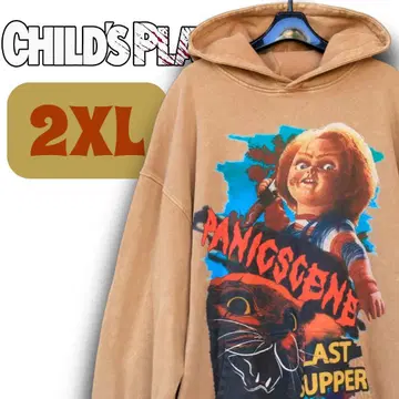 처키 차일드 플레이 빅 후드티 빈티지 가공 2XL