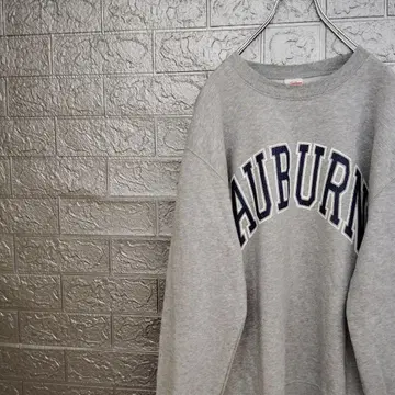 미국 오번 대학 AUBURN 칼리지 로고 구제 의류 맨투맨 L