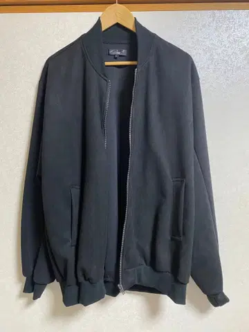 컷 스웨이드 리브 MA-1 블루종 플라이트 재킷 밀리터리 블루종