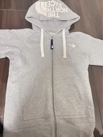 THE NORTH FACE 그레이 S 후드 부착 후드티