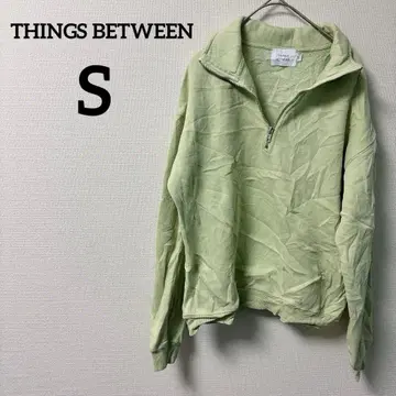 새상품급 THINGS BETWEEN 라이트 그린 집업 [ S ]