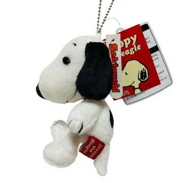 새상품 sekiguchi 스누피 더 비글 봉제 인형 키링