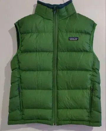 patagonia 키즈 XL 그린 다운 베스트