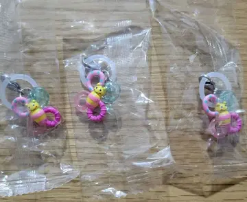 [ 3개 세트 ] sassy 메지루시 액세서리 카미카미 미츠바치 핑크