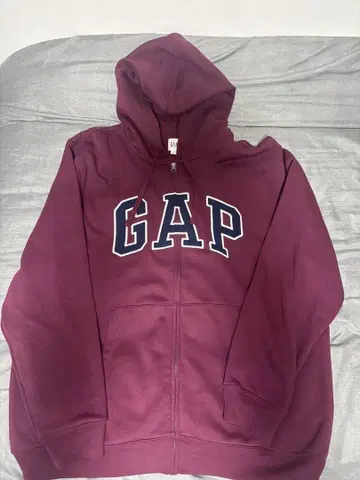 릴랙스 GAP 로고 집업 후드티 크라운 주얼