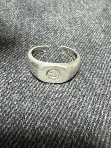 빈티지 실버 925 스마일 반지