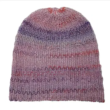 그라데이션 니트 비니