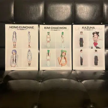 르세라핌 EASY POP UP 엽서 3장 세트