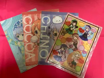 주문은 토끼입니까? 치노 코코아 리제 샤로 클리어 파일 세트