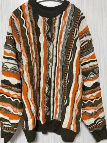 HALHAM 기하학 패턴 니트 스웨터