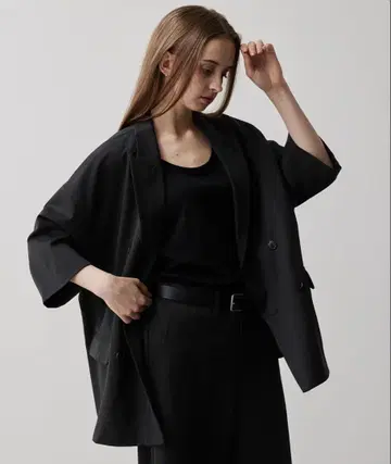 CLEL 테일러드 자켓 블랙 L