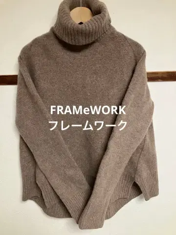 FRAMeWORK W/Ca 터틀 풀오버 모카