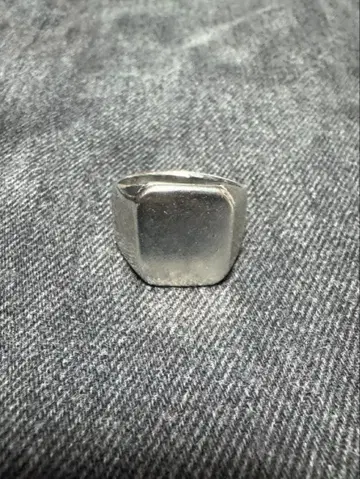 실버 스퀘어 시그넷 반지 22호