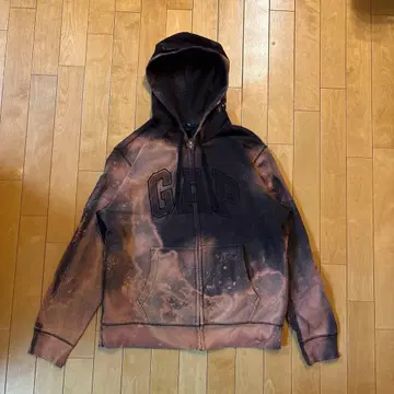 리메이크 / GAP 블리치 다이 ZIP 후드티