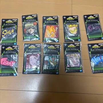 컴플리트 세트 나의 히어로 아카데미아 러버 컬렉션 제일복권 행복 위에