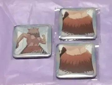 귀멸의 칼날 대사백경 매니악 캔뱃지 마니칸 하시비라 이노스케