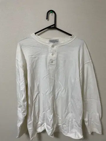 DRAMATIQUE 화이트 7부 소매 티셔츠 프리 사이즈