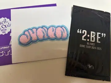 BE:FIRST JUNON 준논 팬미팅 복슬복슬 자수 스티커