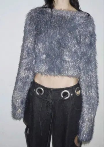 무스보레 musubore 페더얀 라메 니트