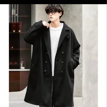 블랙 코트 M 사이즈