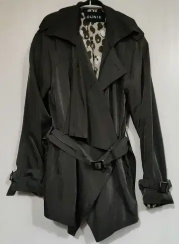 LOUNIE 블랙 트렌치코트 M 사이즈 일본제
