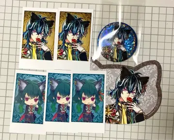 악마고양이 바스티안 캔뱃지 폴라로이드