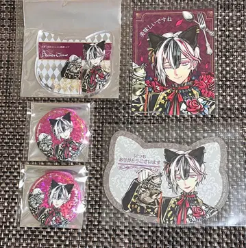 악마고양이 베리안 난자 아크릴 코스터 브로마이드 캔뱃지 홀로캔