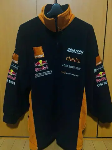 Red Bull Oran arrows 자켓 하프 지퍼