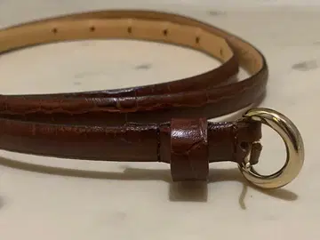 BALLSEY 가죽 천연 가죽 브라운 벨트