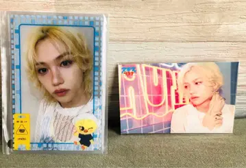 Stray Kids 스키즈 사진 카드 슬리브 스티커 필릭스