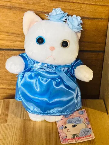 추추캣 코스튬 봉제 인형 블루 로즈 S 사이즈