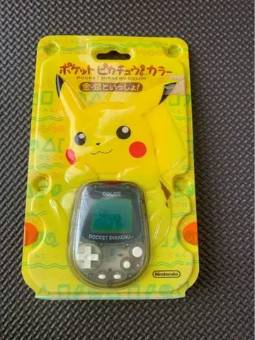 미개봉 포켓 피카츄 컬러 금은과 함께 피카츄 레트로