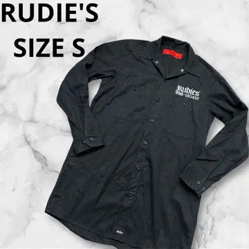 레어 RUDIE'S 루디스 워크 셔츠 블랙 SIZE S