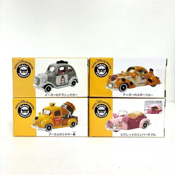 [ 절판 레어템 ] 도쿄 디즈니 리조트 한정판 토미카 4대 세트