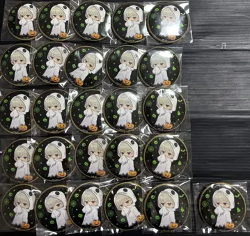 주술회전 말큐브 트레이딩 글리터 캔뱃지 할로윈 이누마키