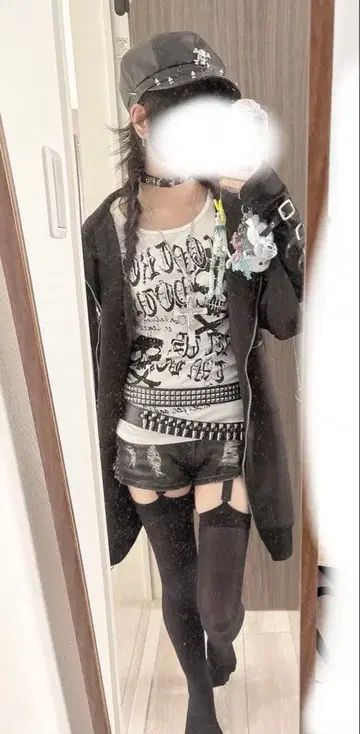 그런지, y2k 코디 세트