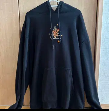 HUF 더 스매싱 펌킨스 콜라보 후드티 블랙 L 사이즈