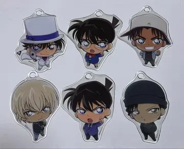 [ 새상품 ] 명탐정 코난 올려다보는 마스코트 6개 세트