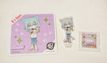 18trip 마네키네코 콜라보 아가와 이쿠나리 미니 아크릴 스탠드+코스터