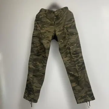 카모플라쥬 카고 팬츠 조정 가능 허리