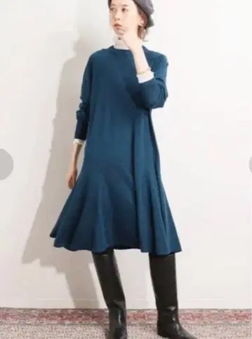 미사용 IENA LA BOUCLE 미니 페플럼 원피스 이에나 라부르클