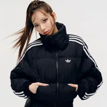 아디컬러 크롭 합성 다운 퍼퍼 / 아디다스 오리지널 다운