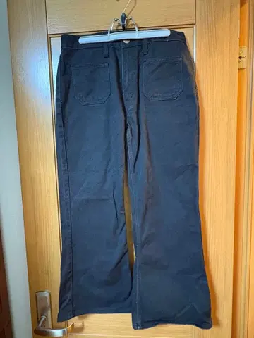 70s BIG JHON 빅존 빈티지 플레어 블랙 데님 블랙