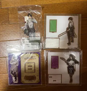 진격의 거인 아크릴 스탠드 4개 세트 리바이