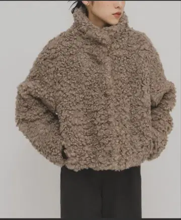 KBF 필름 보아 자켓 그레이지