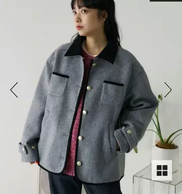 FREAK'S STORE 프릭스스토어 멜란지 자켓 골드 버튼