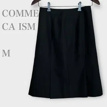 컴시즘 플리츠 플레어 스커트 울 100% 블랙 M