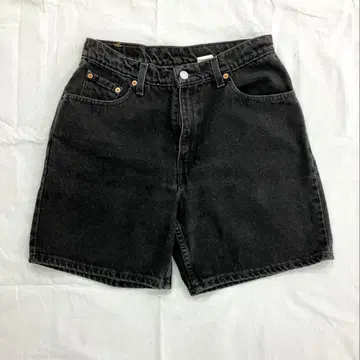 Levi's 리바이스 블랙 데님 숏팬츠
