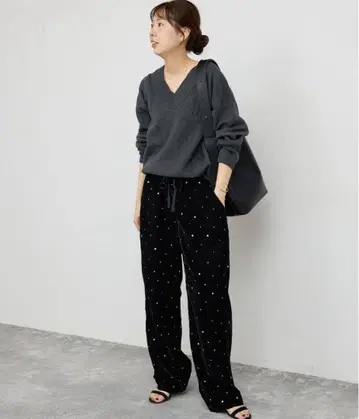 VIAN / 글리터 벨벳 이지 팬츠 [ 새상품, 미사용 ]