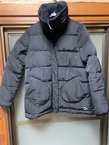 PUMA 블랙 다운 자켓 M